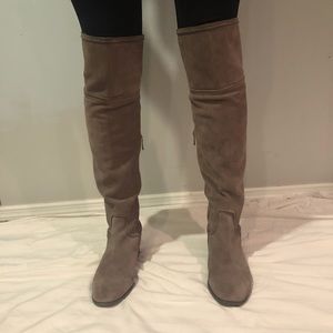 Vince Camuto grey over the knee boot